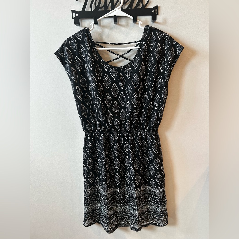 Maurices Black and White Dress